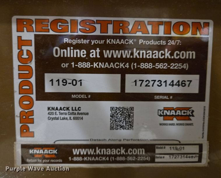 image for item EQ3922 (2) Knaack 119-01 job box 