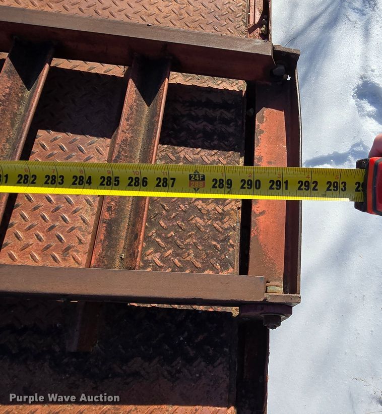 image for item EQ3933 1989 Blair trailer  equipment trailer