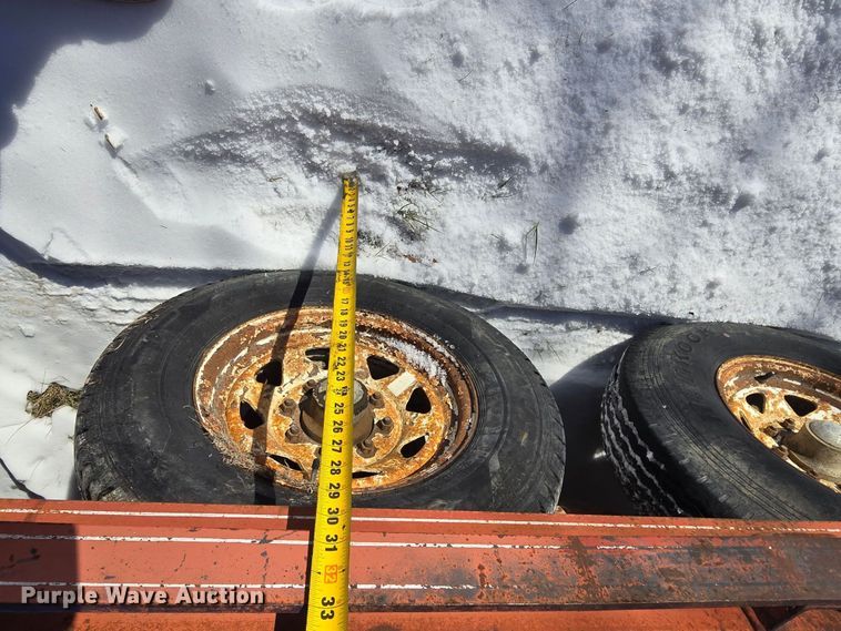 image for item EQ3933 1989 Blair trailer  equipment trailer