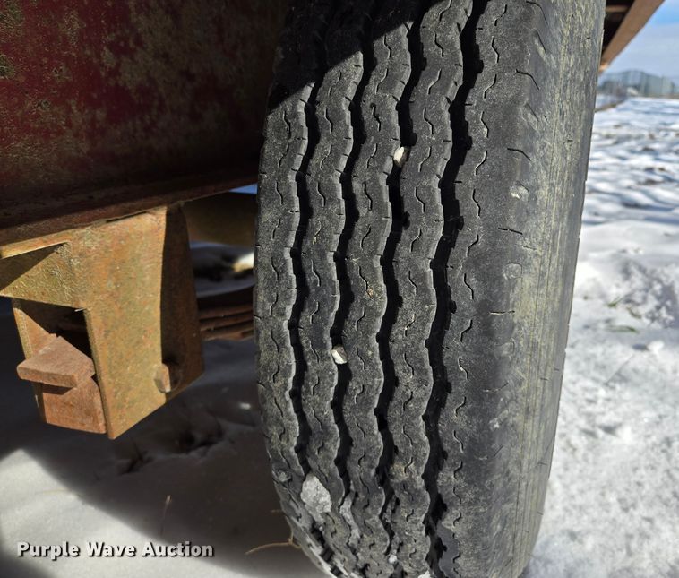 image for item EQ3933 1989 Blair trailer  equipment trailer