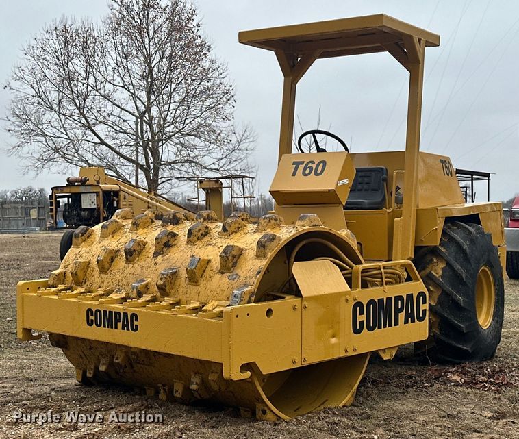 image for item ER4950 1998 Compac T60 single drum vibratory roller