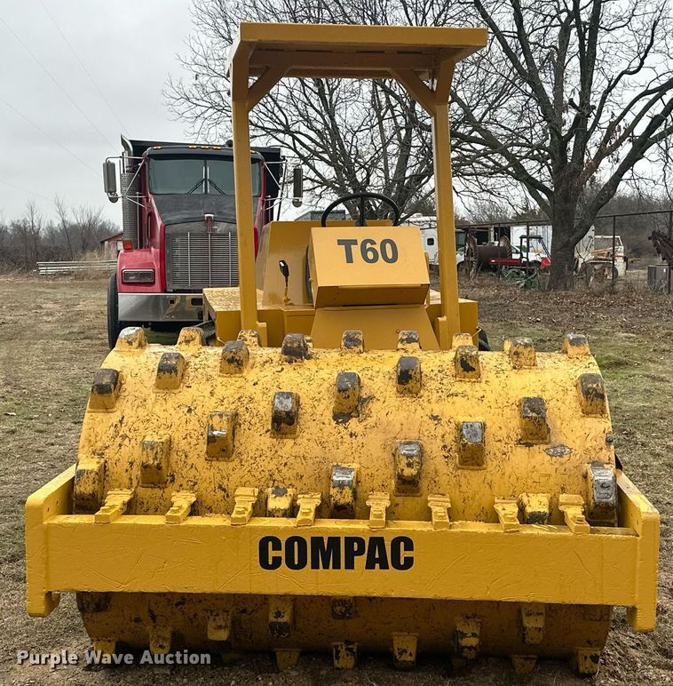 image for item ER4950 1998 Compac T60 single drum vibratory roller