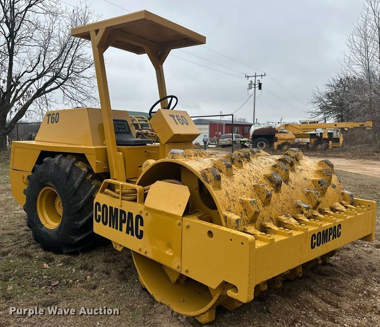 image for item ER4950 1998 Compac T60 single drum vibratory roller