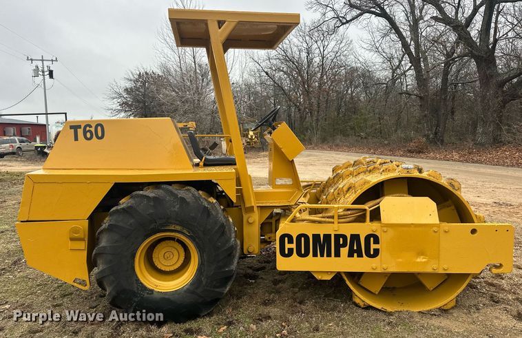 image for item ER4950 1998 Compac T60 single drum vibratory roller