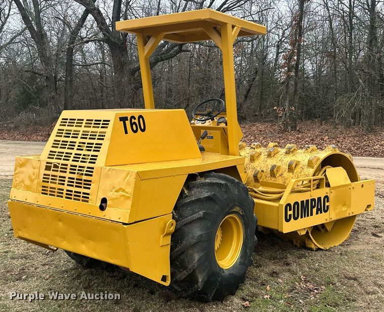 image for item ER4950 1998 Compac T60 single drum vibratory roller