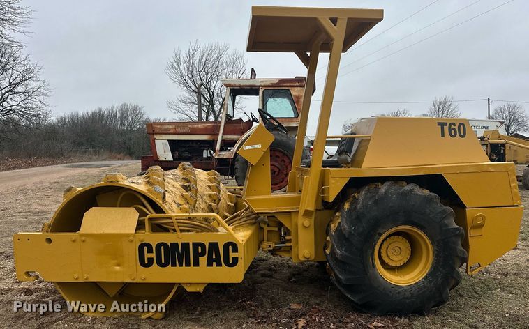 image for item ER4950 1998 Compac T60 single drum vibratory roller