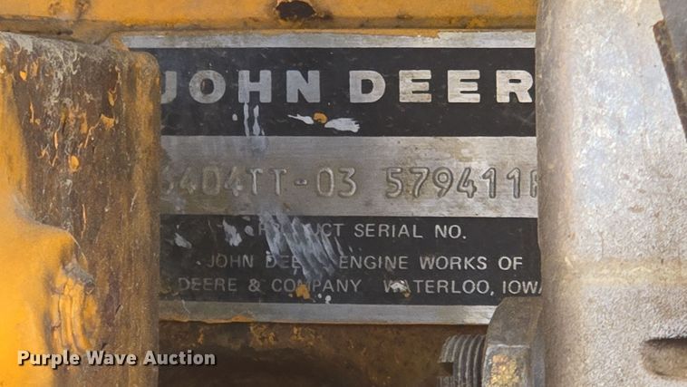 image for item ER5119 1979 John Deere 690B excavator