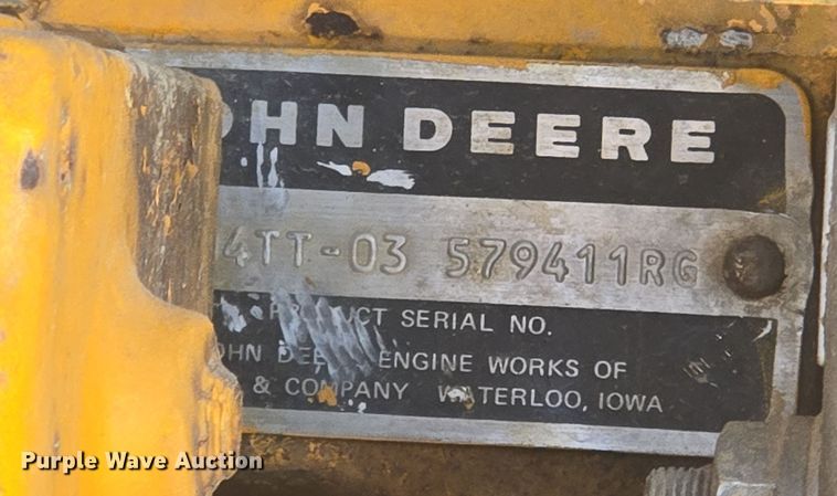 image for item ER5119 1979 John Deere 690B excavator
