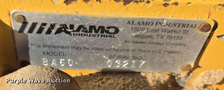 image for item ER5121 Alamo BA60 side boom rotary mower