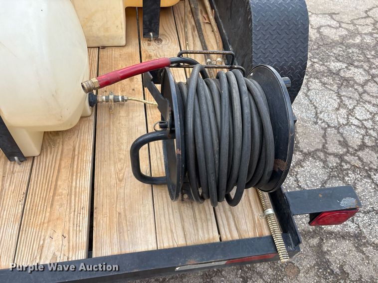 image for item EY9890 Super Brute 65110 hot pressure washer trailer
