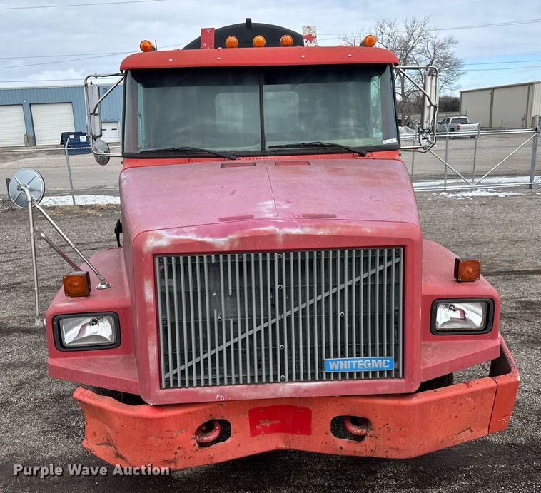 image for item LH9460 1993 White GMC WG dump truck