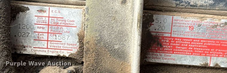 image for item LH9460 1993 White GMC WG dump truck