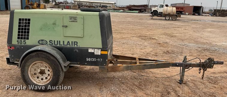 image for item LH9483 2011 Sullair 185DPQJD air compressor