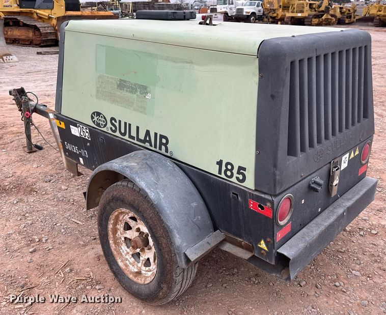 image for item LH9483 2011 Sullair 185DPQJD air compressor