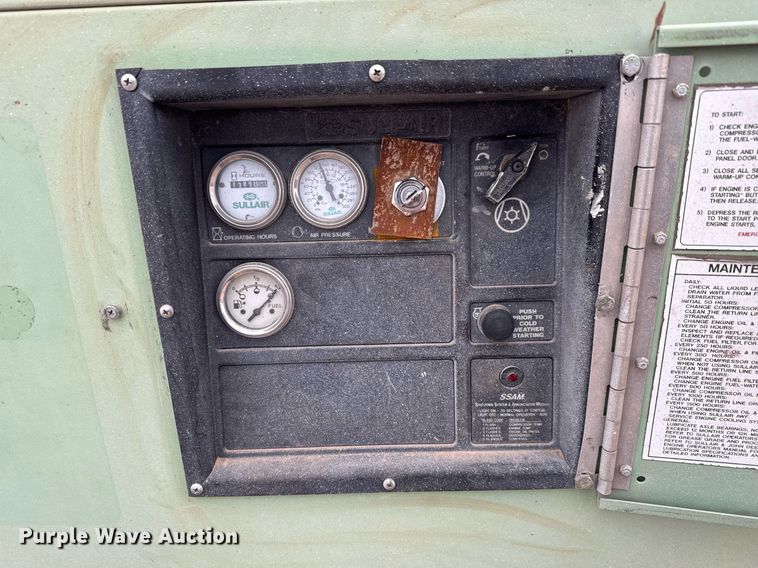 image for item LH9483 2011 Sullair 185DPQJD air compressor