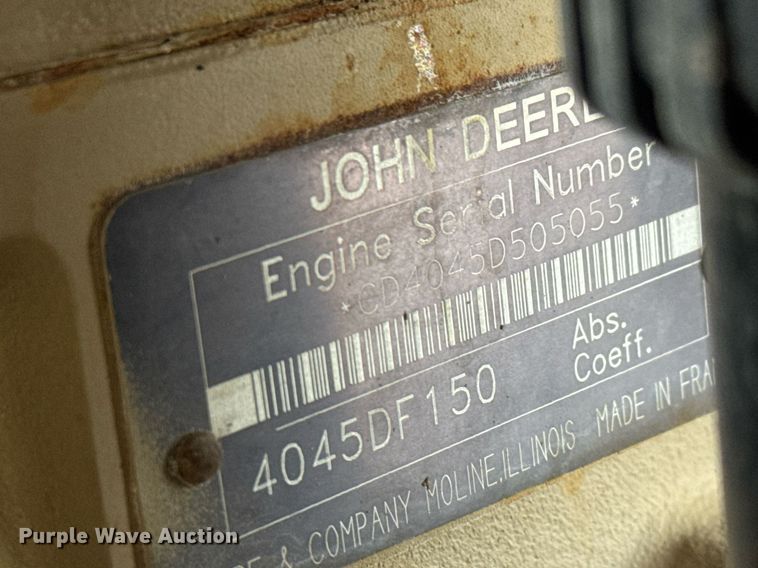 image for item LH9484 1997 Ingersoll-Rand  XP185WJD air compressor