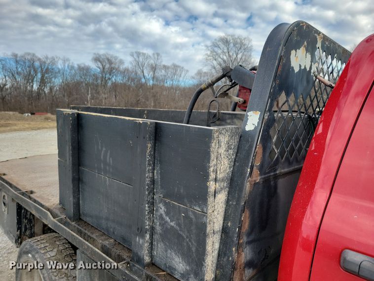 image for item NB9802 2014 Dodge Ram 5500 Crew Cab flatbed truck