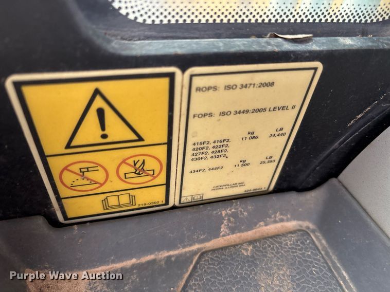 image for item OK9541 2015 Caterpillar 420F2 IT backhoe