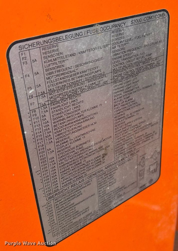 image for item OK9543 2013 Hamm 3307 single drum vibratory roller