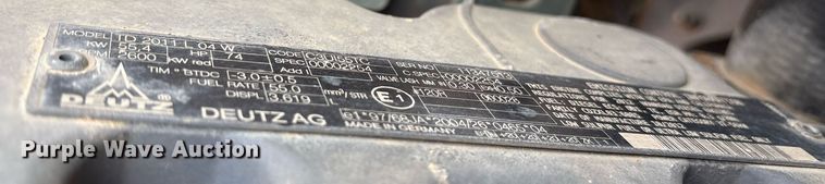 image for item OK9543 2013 Hamm 3307 single drum vibratory roller