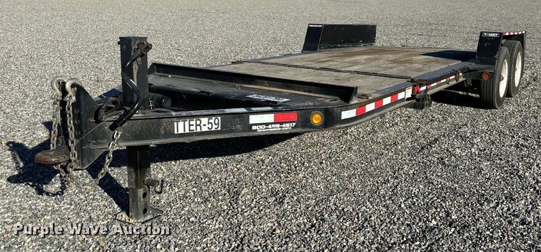 image for item YA0252 2020 Monroe Towmaster Tilt deck utility trailer