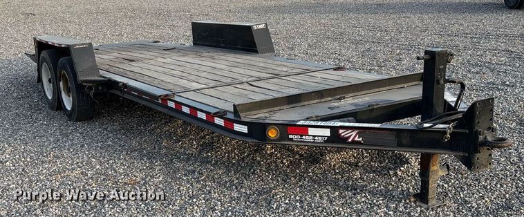 image for item YA0253 2021 Monroe Towmaster T-14DT tilt deck equipment trailer