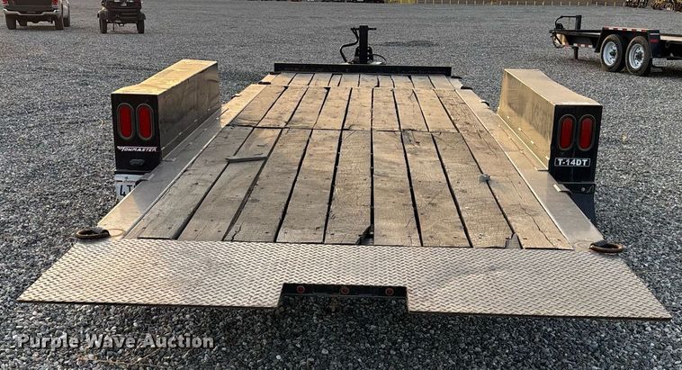image for item YA0253 2021 Monroe Towmaster T-14DT tilt deck equipment trailer