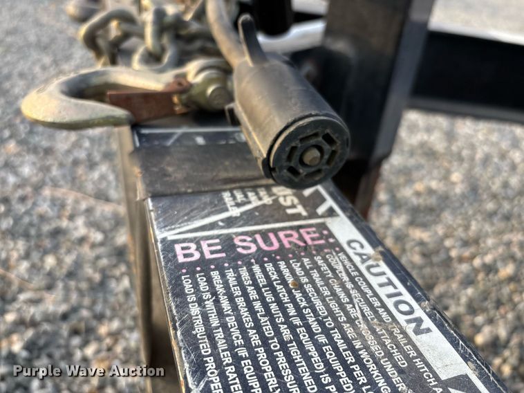 image for item YA0253 2021 Monroe Towmaster T-14DT tilt deck equipment trailer