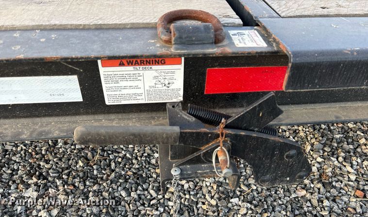 image for item YA0253 2021 Monroe Towmaster T-14DT tilt deck equipment trailer