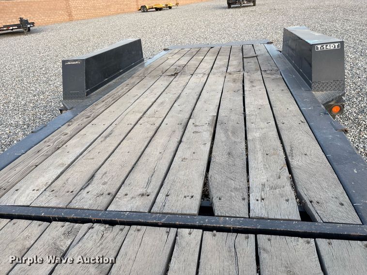 image for item YA0253 2021 Monroe Towmaster T-14DT tilt deck equipment trailer