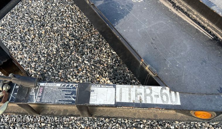 image for item YA0253 2021 Monroe Towmaster T-14DT tilt deck equipment trailer