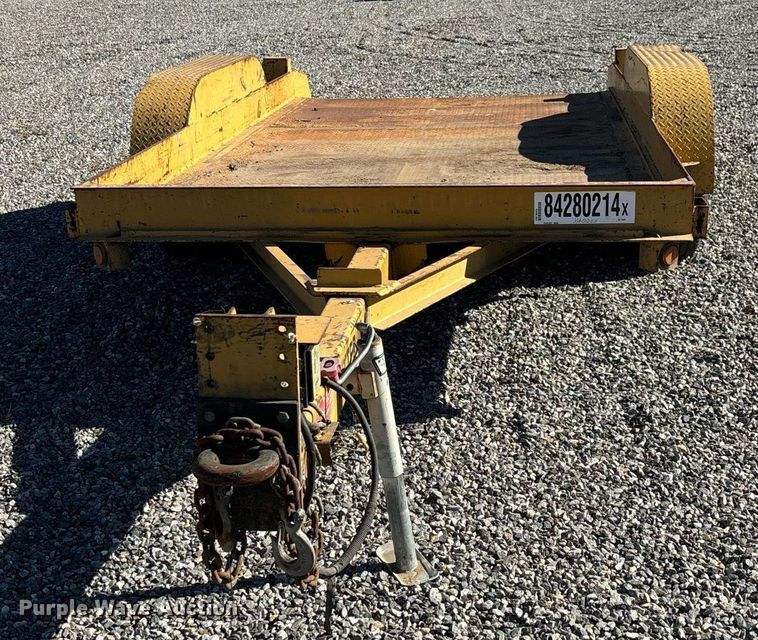 image for item YA0255 2014 Butler Trailers tilt deck utility trailer