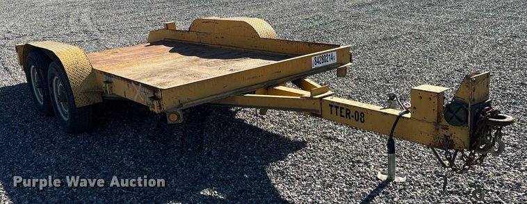 image for item YA0255 2014 Butler Trailers tilt deck utility trailer