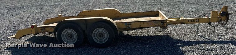 image for item YA0255 2014 Butler Trailers tilt deck utility trailer
