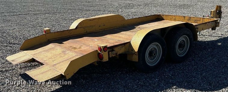 image for item YA0255 2014 Butler Trailers tilt deck utility trailer