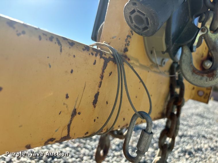 image for item YA0255 2014 Butler Trailers tilt deck utility trailer