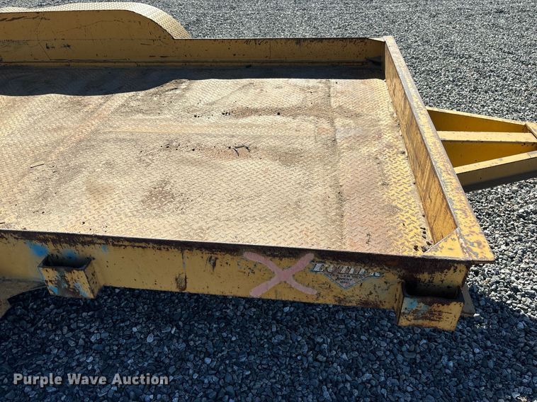 image for item YA0255 2014 Butler Trailers tilt deck utility trailer