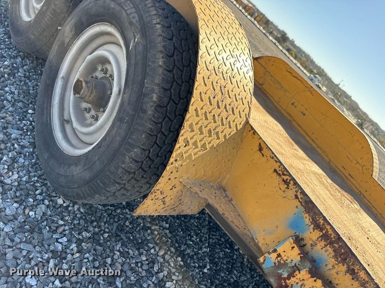 image for item YA0255 2014 Butler Trailers tilt deck utility trailer