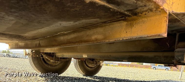 image for item YA0255 2014 Butler Trailers tilt deck utility trailer