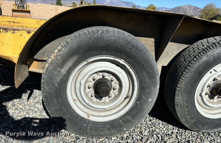 image for item YA0255 2014 Butler Trailers tilt deck utility trailer