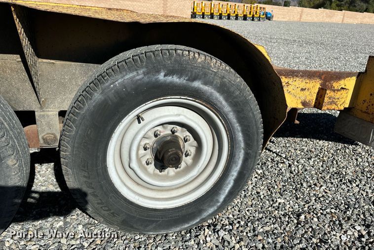 image for item YA0255 2014 Butler Trailers tilt deck utility trailer