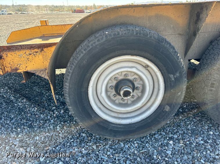 image for item YA0255 2014 Butler Trailers tilt deck utility trailer