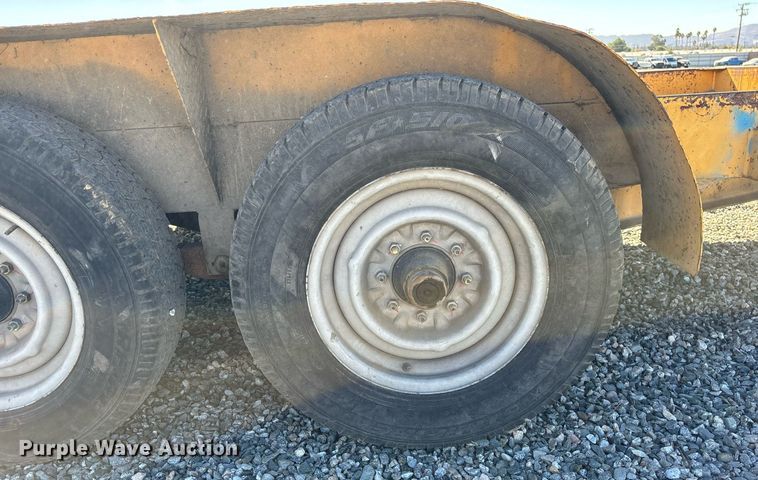 image for item YA0255 2014 Butler Trailers tilt deck utility trailer