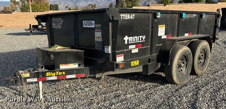 image for item YA0256 2022 Big Tex 10SR-12XLBK7SIR dump trailer