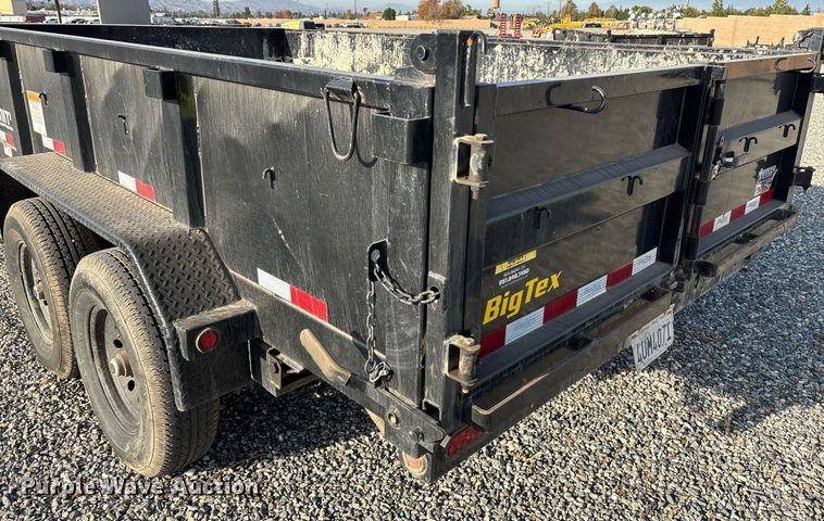 image for item YA0257 2022 Big Tex 10TS-12BK7SIR dump trailer