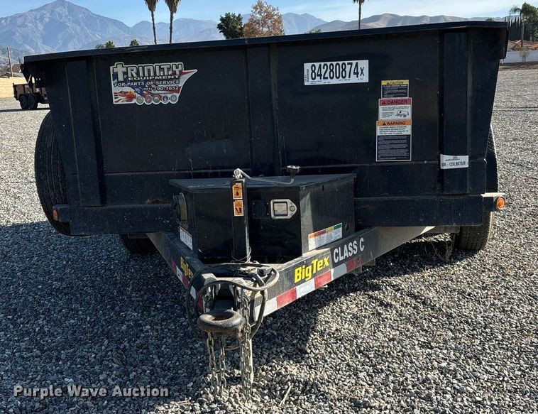 image for item YA0259 2022 Big Tex 10SR-12XLBK7SIR dump trailer