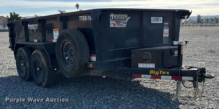 image for item YA0259 2022 Big Tex 10SR-12XLBK7SIR dump trailer