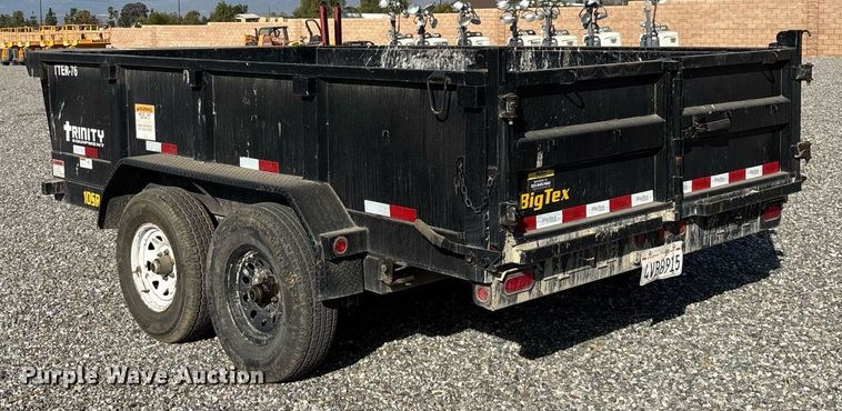 image for item YA0259 2022 Big Tex 10SR-12XLBK7SIR dump trailer
