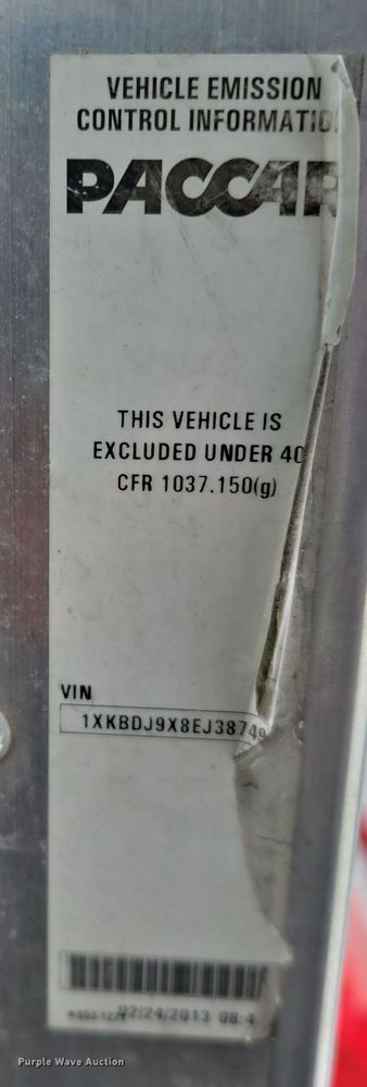 image for item YA0290 2014 Kenworth T400 dump truck