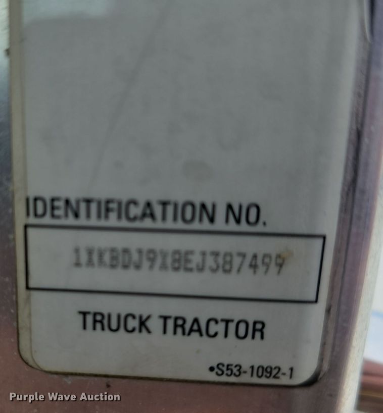 image for item YA0290 2014 Kenworth T400 dump truck